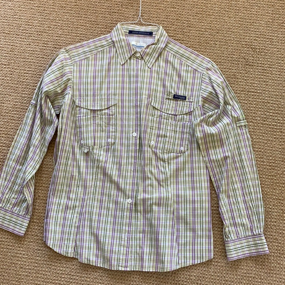 Columbia all cotton shirt. Ride, hike, fish, bike.